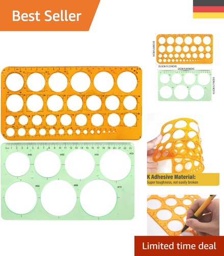 Kreisschablone schablonen set - kreisschablone,