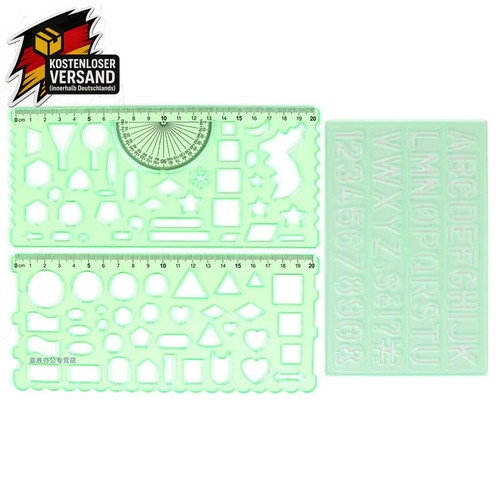 Geometrie schablonen set für - geometrie,