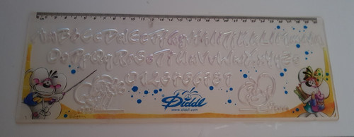 Diddl schablonen lineal cm - diddl,