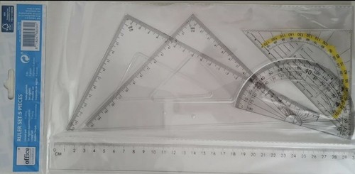 Geodreieck lineal 30cm - geodreieck,