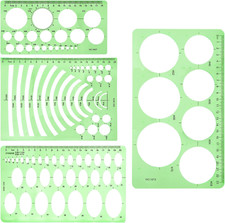 Kreisschablone Set Ovale