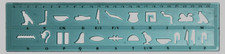 Hieroglyphen-Schablone mit