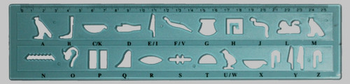 Hieroglyphen schablone mit - hieroglyphen-schablone,