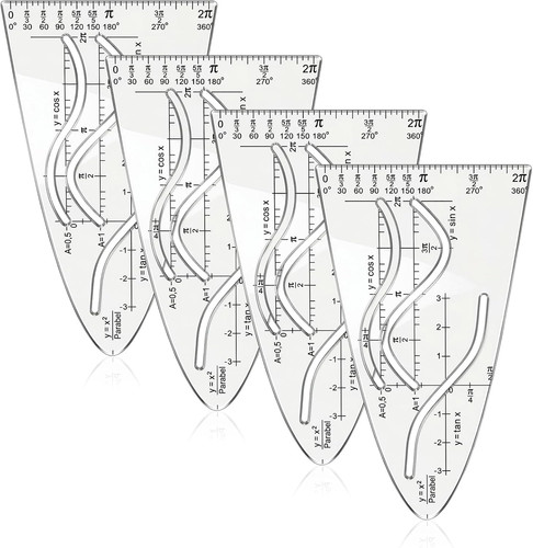 Mathe parabelschablone set - parabelschablone,