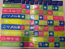 80 STÜCK Lineal & Schablonen