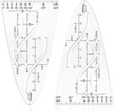2 Stück Parabelschablone