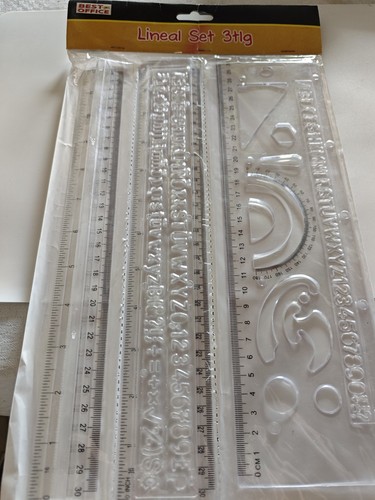 Lineal set teilig 30cm - set,