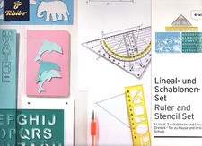 Lineal und Schablonen Set